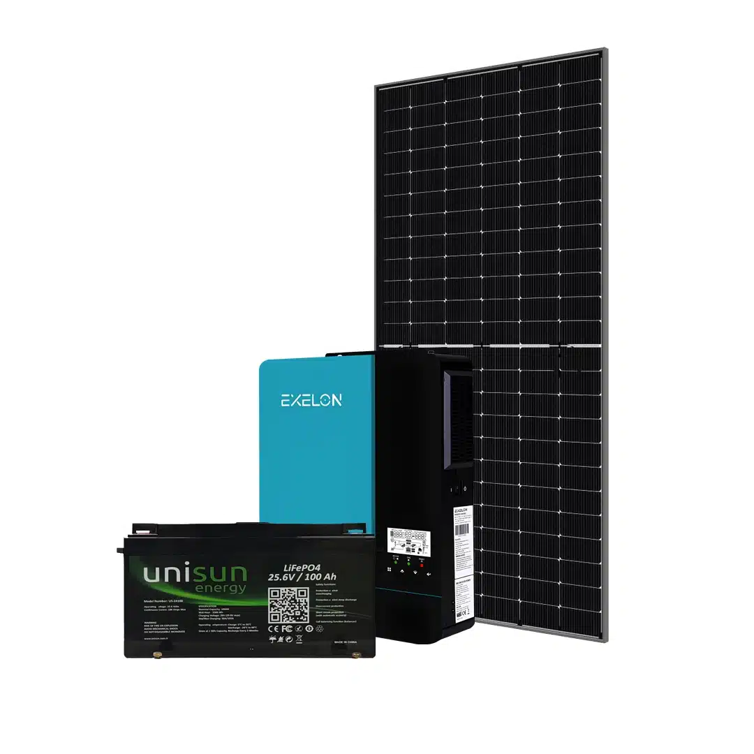 Pkt01 YnrSolar 3Kw Güneş Enerjisi Lityum Akülü - Görsel 1