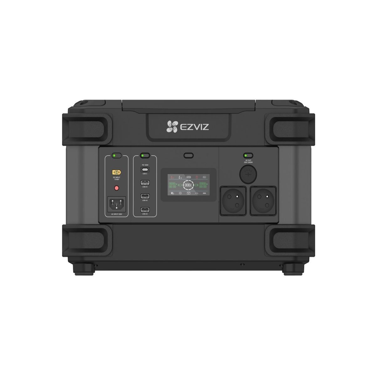 Ezviz 1300W Taşınabilir Güç İstasyonu + 200W Katlanır Güneş Paneli - Görsel 3