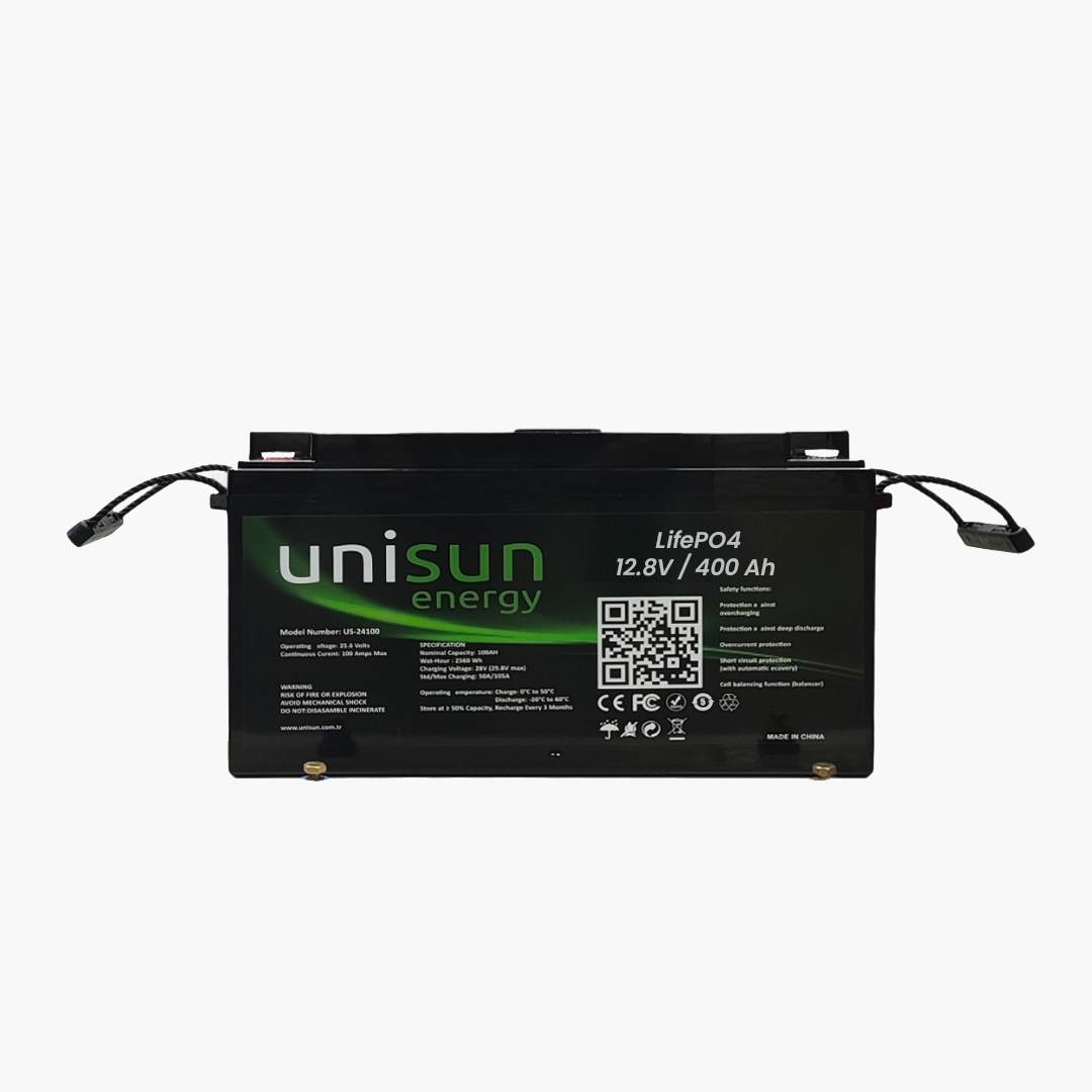 lfpo43 Unisun 12.8V 400A Lityum Akü - Görsel 1