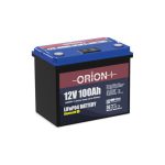 Orion 12V 100A LiFePo4 Bluetooth Ekranlı Akü
