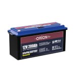 Orion 12V 200A LiFePo4 Bluetooth Ekranlı Akü