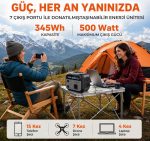 Ortec 600W - 345Wh Taşınabilir Güç Kaynağı - Görsel 4