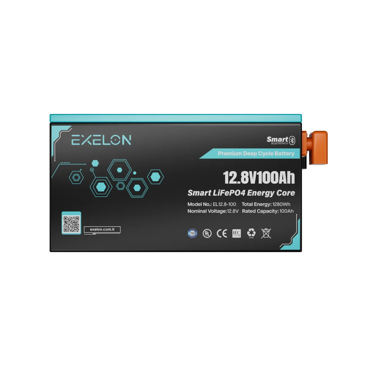 Exelon 12.8V 100Ah Smart LifeP04 Lityum Akü - Görsel 2
