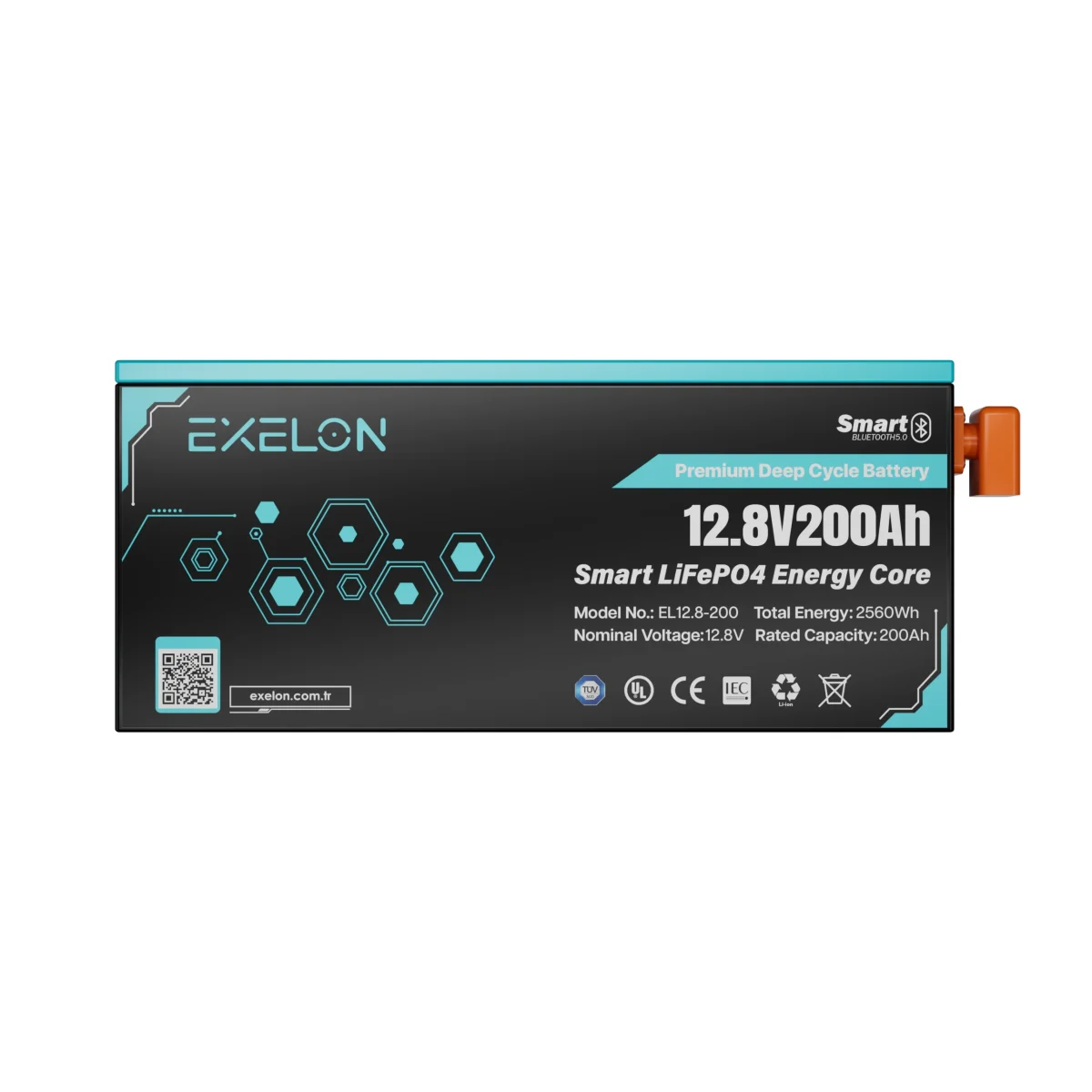 Exelon 12.8V 200Ah Smart LifeP04 Lityum Akü - Görsel 2
