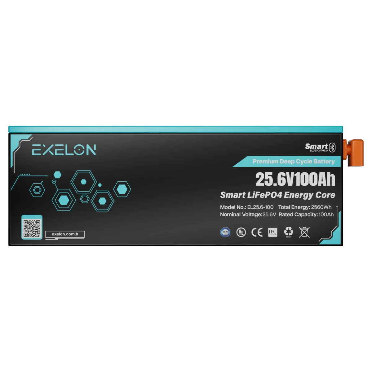 Exelon 25.6V 100Ah Smart LifeP04 Lityum Akü - Görsel 2