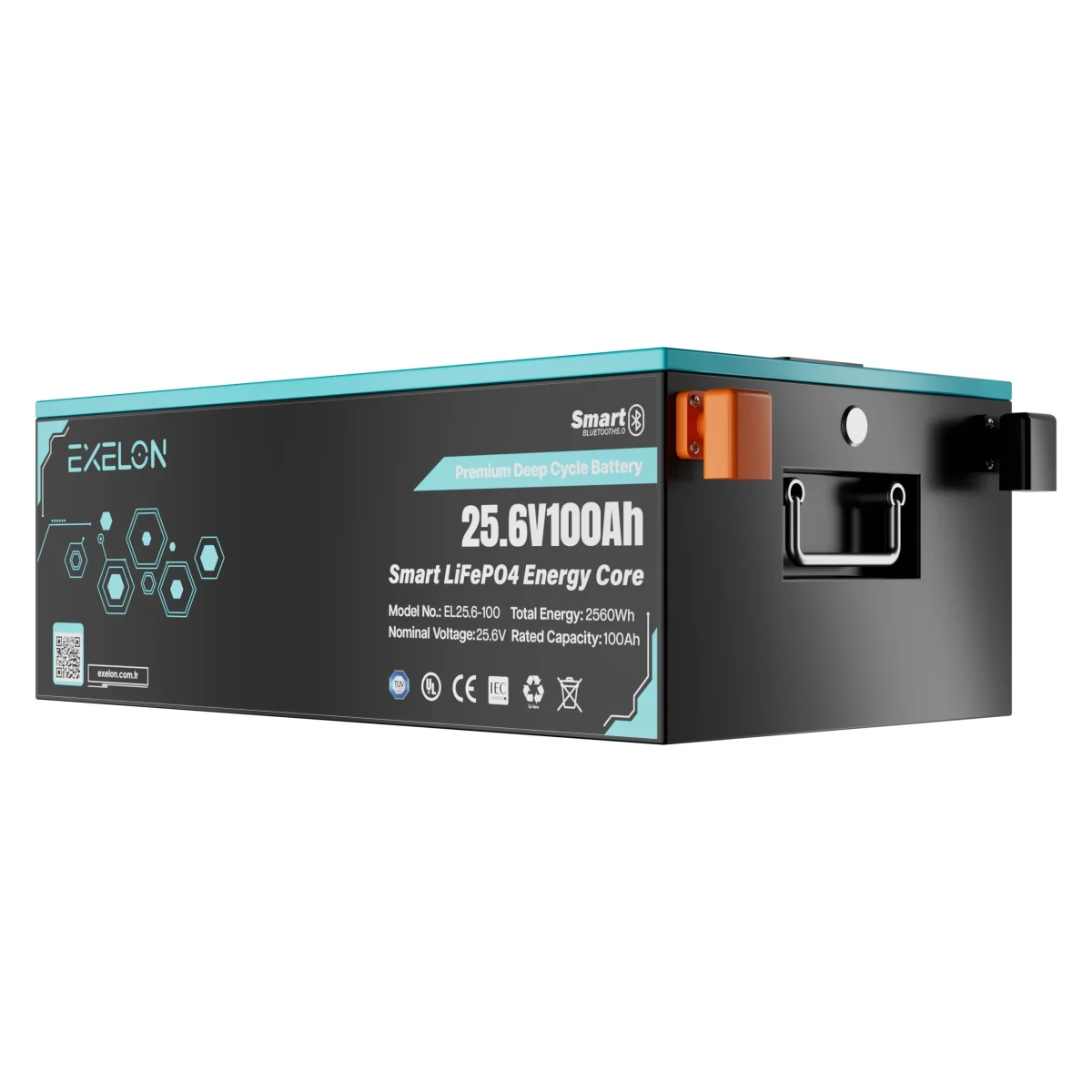 Exelon 25.6V 100Ah Smart LifeP04 Lityum Akü - Görsel 3