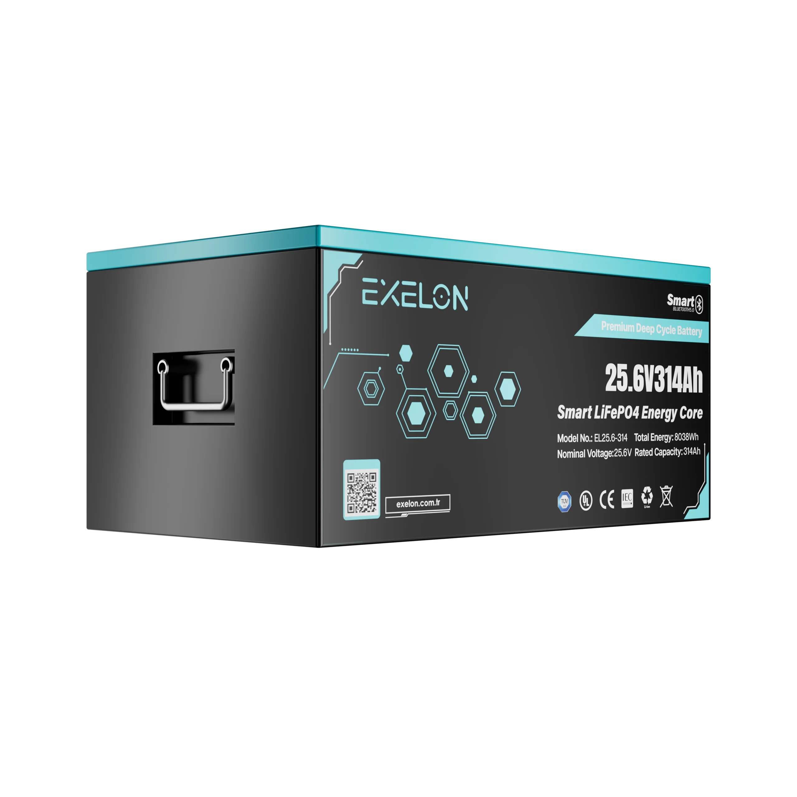 25.6V-314Ah-2-scaled-1.webp Exelon 25.6V 314Ah Smart LifeP04 Lityum Akü - Görsel 1