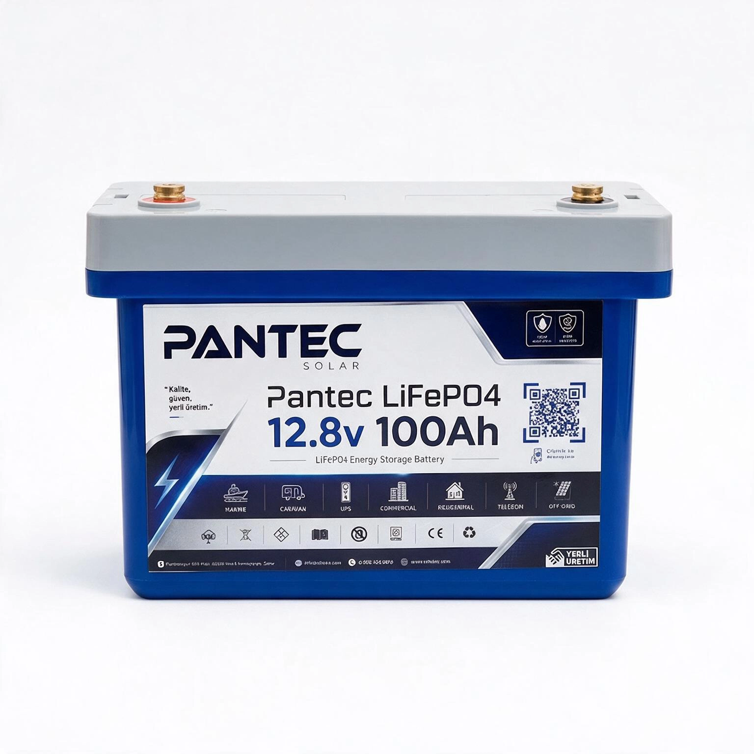 magnific_beyaz-zemin-on-ac_LUjty6MswO Pantec 12.8V 100 Ah LiFePO4 Akü - Görsel 1