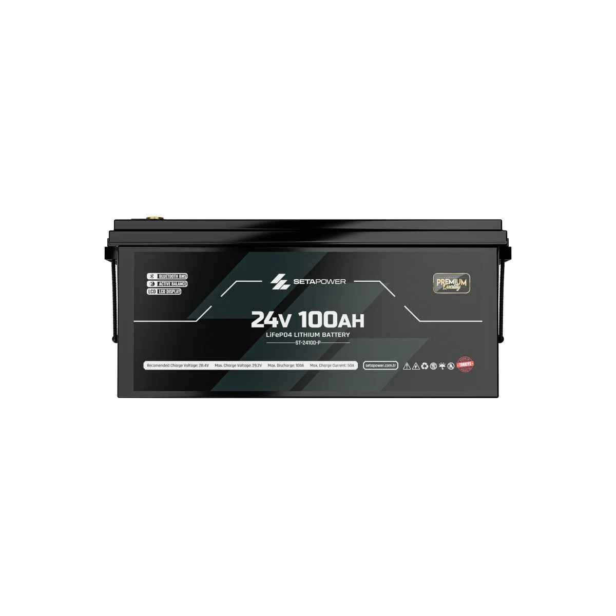 SetaPower 24V 100A Lityum Akü - Görsel 2